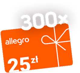 300 x allegro 25 zł
