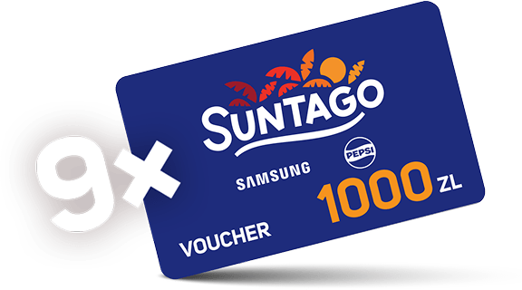 9 x Suntago voucher 1000 zł